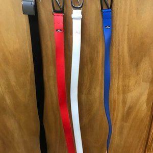 Women's Nike White Leather Golf Belt